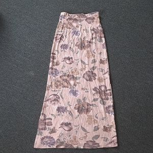 Vtg maxi skirt size small floral